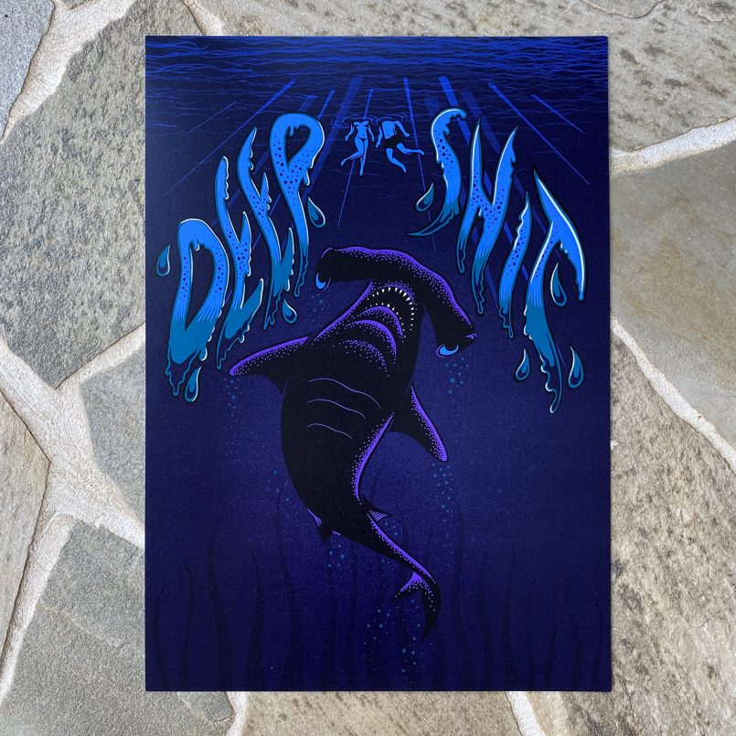 Deep Shit A3 print